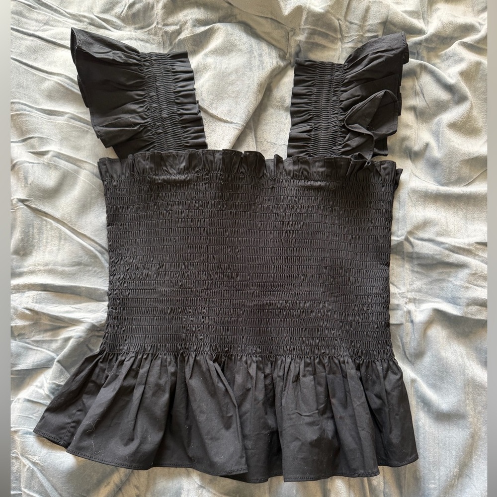 new, no tags hill house black paz nap top- xs